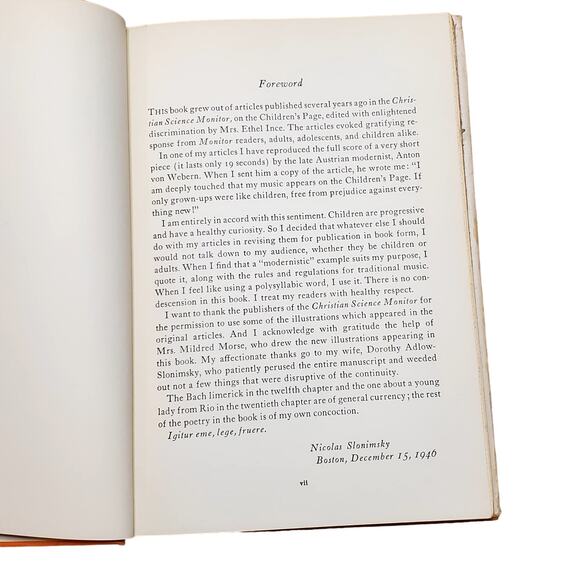 The Road to Music Nicolas Slonimsky 1947 Hardcover with Original Dust Cover - Picture 5 of 15